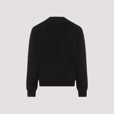 Jil Sander Wool-blend Pullover Sweater For Men In Black