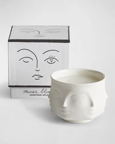 Jonathan Adler White Muse Candle In White