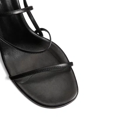 Khaite Loop Sandal 75 In Black