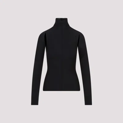 Khaite Open-back Virgin Wool Sweater In Multi