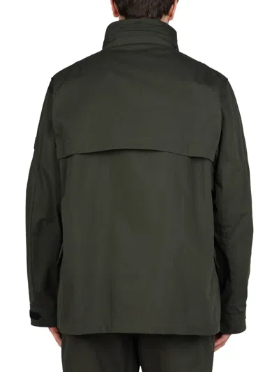 Lardini Dark Green Solid Jackets In Green