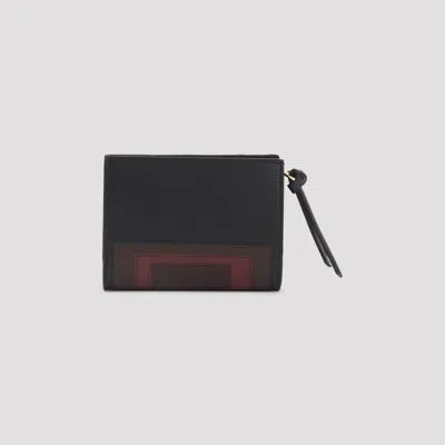 Loewe Mini Compact Wallet In Black