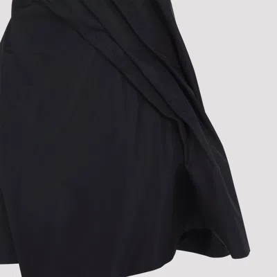 Loewe Black Twisted Mini Dress In Black