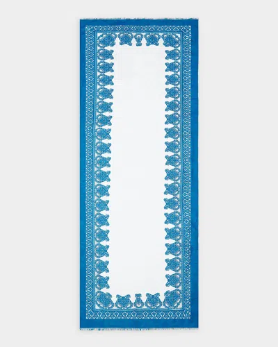 Etro Fringed Patterned Scarf In Pattern