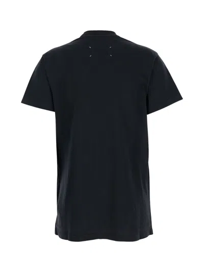 Maison Margiela Overdyed Cotton I M A Fan T-shirt In Black