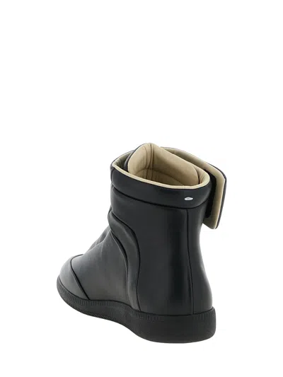 Maison Margiela Future Low Sneakers Ankle Length Rubber Sole In Black