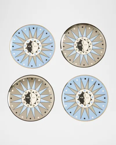 Jonathan Adler Soleil 4-piece Coaster Set In Multi