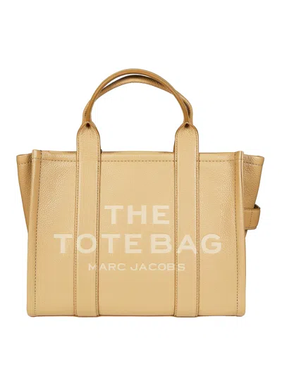 Marc Jacobs The Leather Medium Tote Bag In Yellow