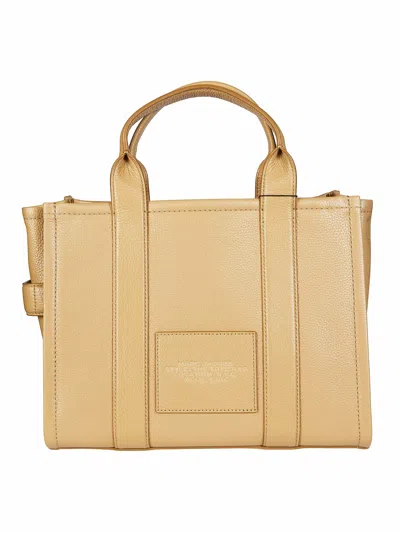 Marc Jacobs The Leather Medium Tote Bag In Yellow