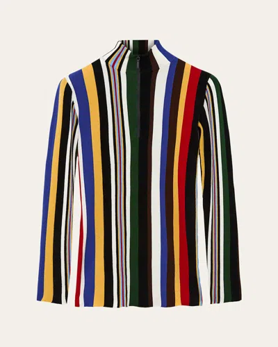 Loewe Women Multicolour Striped Ribbed Top, S Luxury Tops For Women Darveys In Multi