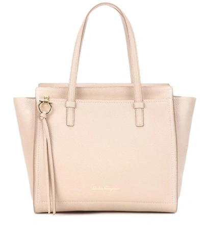 Shop Ferragamo Large Amy Leather Tote