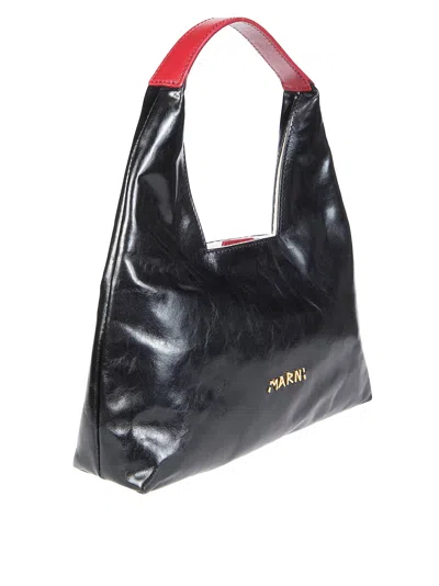 Marni Elegant Mini Top Handle Bag In Black