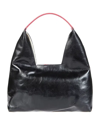 Marni Elegant Mini Top Handle Bag In Black