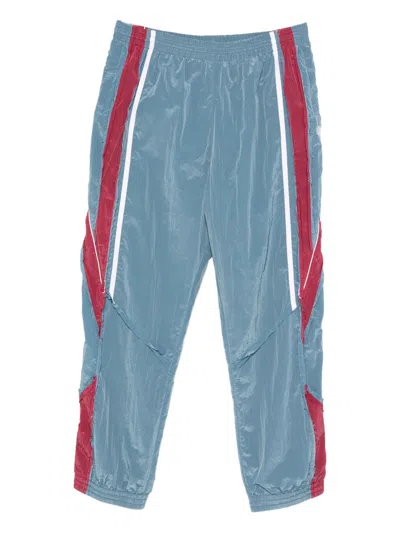 Martine Rose Layered Sweatpants In Blue