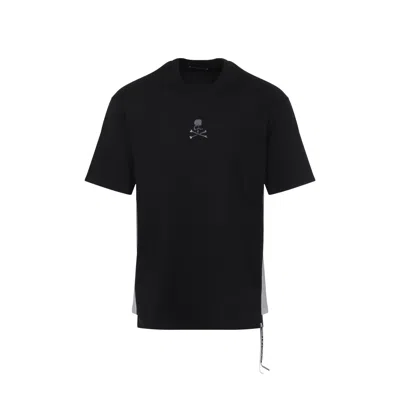 Mastermind Japan Side Panel Mini Short Sleeve Tee In Black