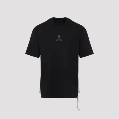 Mastermind Japan Side Panel Mini Short Sleeve Tee In Black
