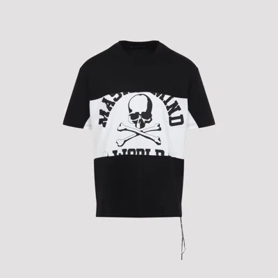 Mastermind Japan Mastermind World Horizontal Blocked Mini Short Sleeve Tee In Black