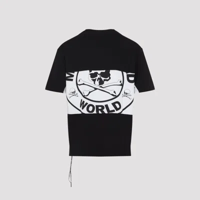 Mastermind Japan Mastermind World Horizontal Blocked Mini Short Sleeve Tee In Black