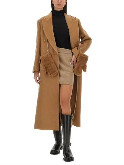 Max Mara Elegant Wool Jacket In Brown