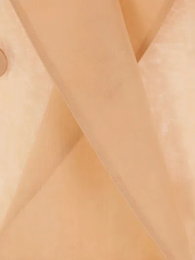 Max Mara Silk Jacket In Neutral