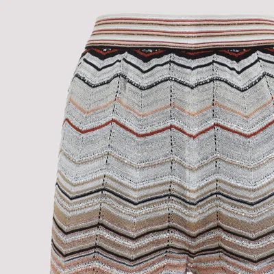 Missoni Sequin-embellished Striped Metallic Crochet-knit Wide-leg Pants In Multi