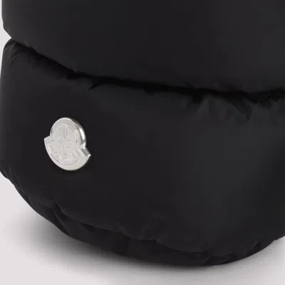 Moncler Caradoc Fabric Bucket Bag With Adjustable Strap In Black