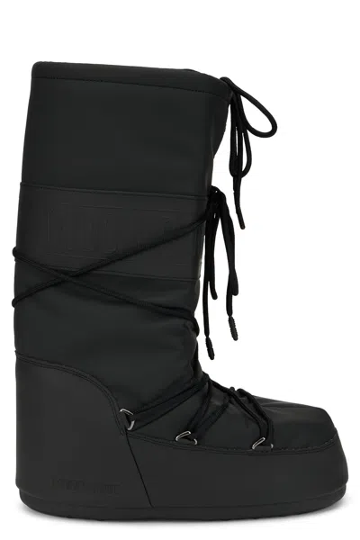 Moon Boot Icon Rubber Boot In Black