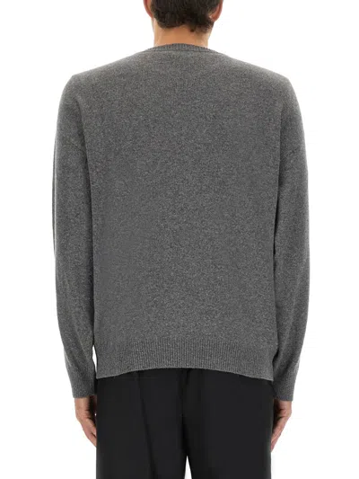 Moschino Wool And Cashmere Pullover In Gray