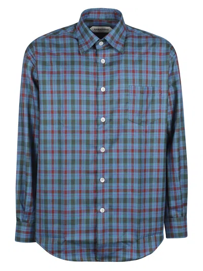 Namacheko Pocket Checked Colt Shirt In Blue