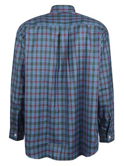 Namacheko Pocket Checked Colt Shirt In Blue