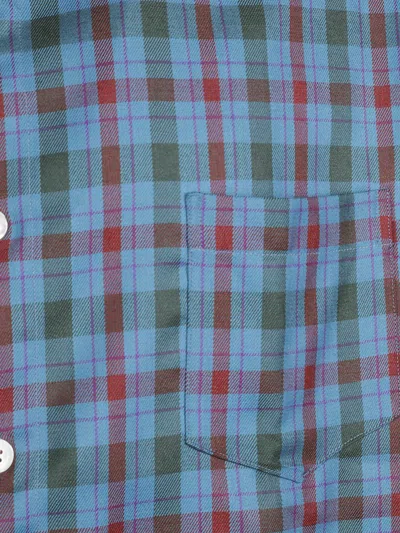 Namacheko Pocket Checked Colt Shirt In Blue
