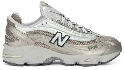 New Balance Contemporary Sneakers Featuring Mesh Panels And Reflective Accents In White