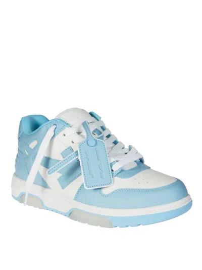 Off-white Chunky Sole White Sneakers With Layered Construction In Multi