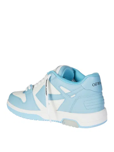 Off-white Chunky Sole White Sneakers With Layered Construction In Multi