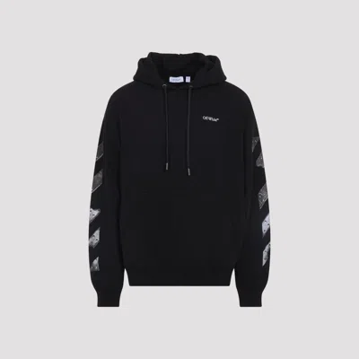Off-white French Cotton-terry Hoodie In Black