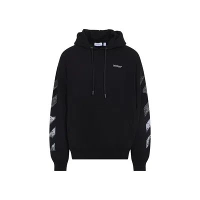 Off-white French Cotton-terry Hoodie In Black