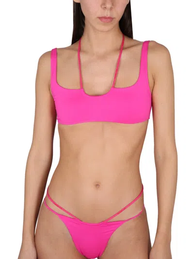 Off-white Multicolor Solid Swimwear In Pink