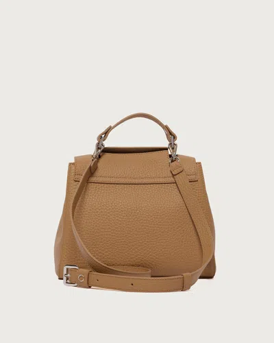 Orciani Mini Soft Handbag In Brown
