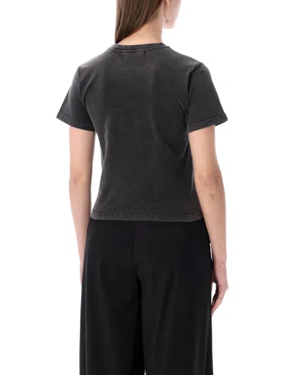 Ottolinger Pierced Fitted T-shirt In Gray