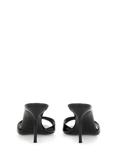 Paris Texas Patent Leather Lidia Mules 70 In Black