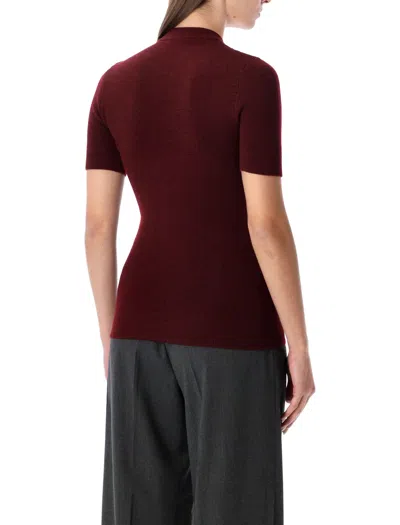 Prada Openwork Motif Wool Sweater With Pendants Clothing In Brown