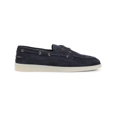 Prada Elegant Moccasins For Men - Ss26 Collection In Blue