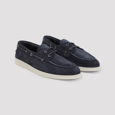 Prada Elegant Moccasins For Men - Ss26 Collection In Blue