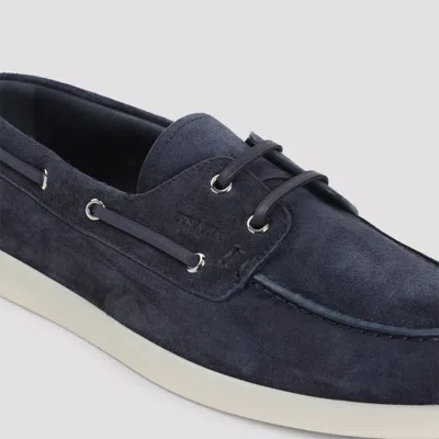 Prada Elegant Moccasins For Men - Ss26 Collection In Blue