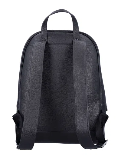 Prada Saffiano Leather Backpack In Black