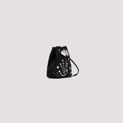Prada Black Polyamide Bucket Bag In Black