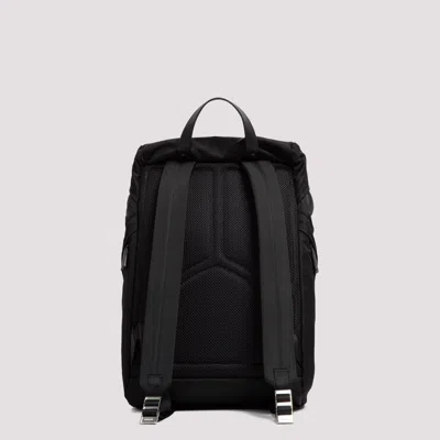 Prada Structured Backpack - 27cm X 45cm X 17cm In Black