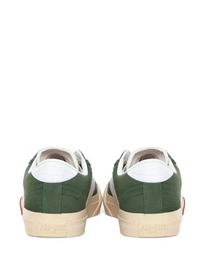 Pro-keds Lace-up Fastening Suede Sneakers For Men In Green
