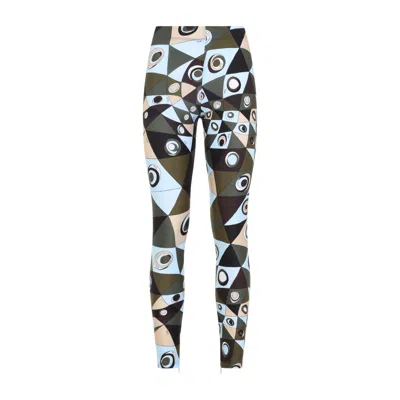 Pucci Leggings Multicolour In Multi