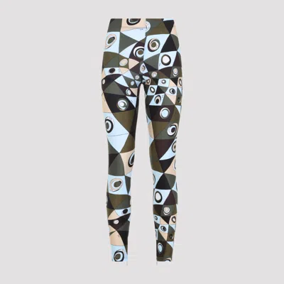 Pucci Leggings Multicolour In Multi